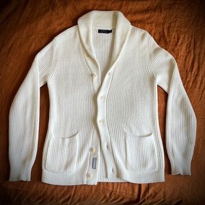 Ralph Lauren Polo White Cardigan